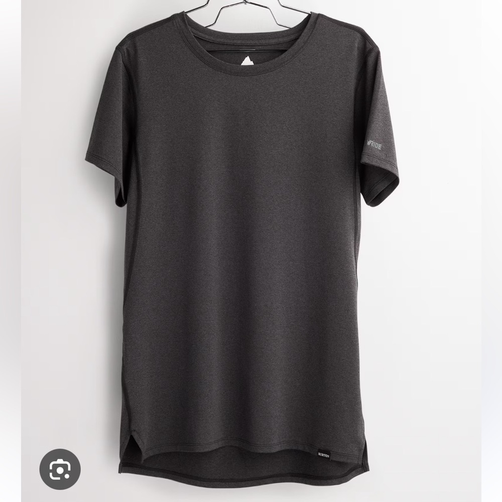 Burton Multipath Essential Tech Short Sleeve  — size M — Black/Grey — NWOT - Picture 4 of 8